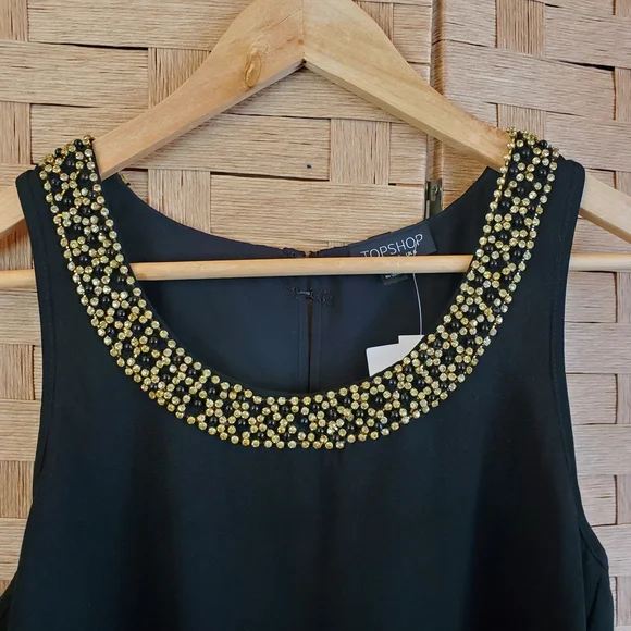 NEW Topshop Blouse Size 2 Sleeveless - Picture 2 of 6